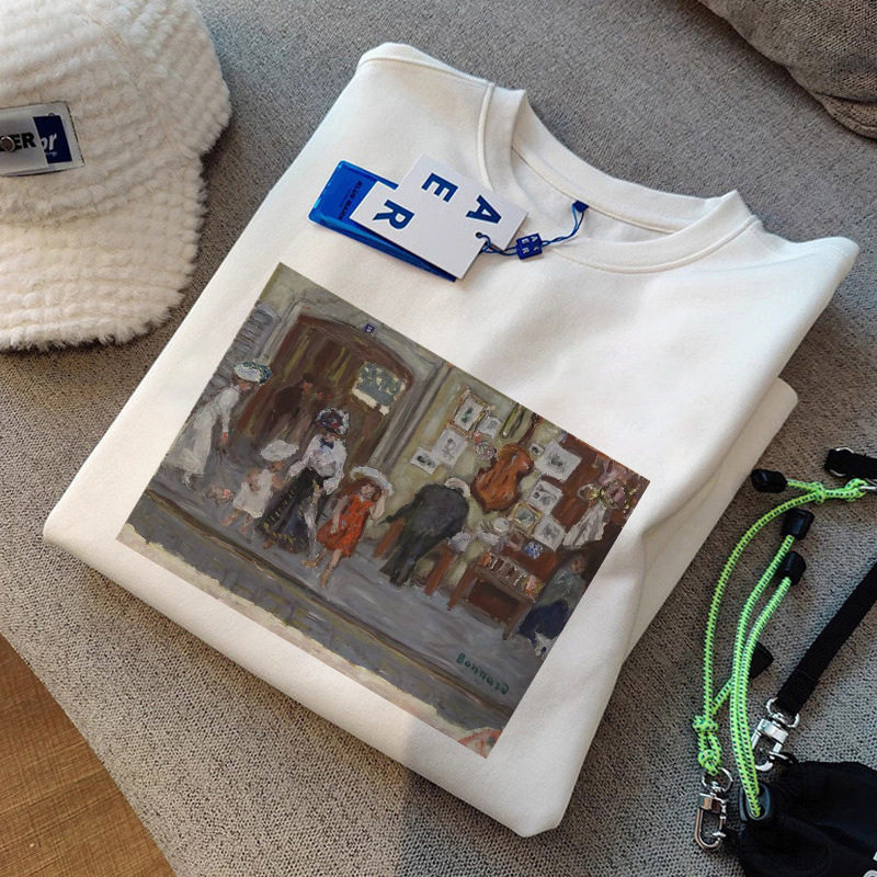 フランス油絵【白】