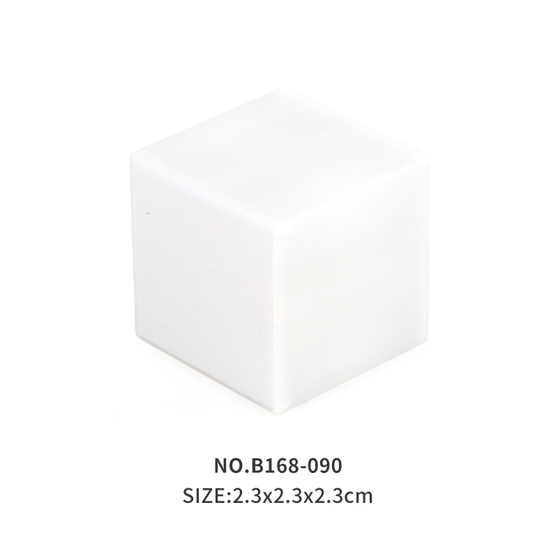 B168-090 マグネットブロック ホワイト胚バルク 2.3cm