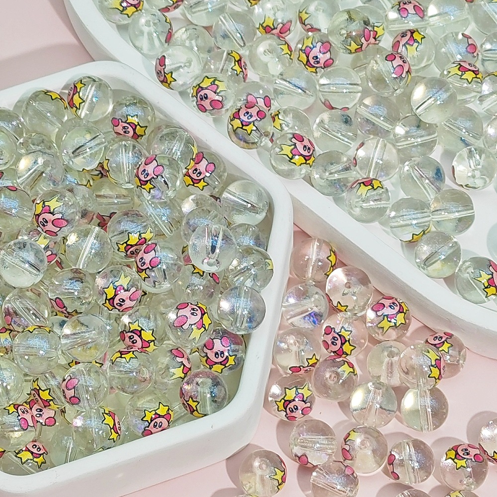 K52#カービィ [10MM プリント漫画ビーズ]