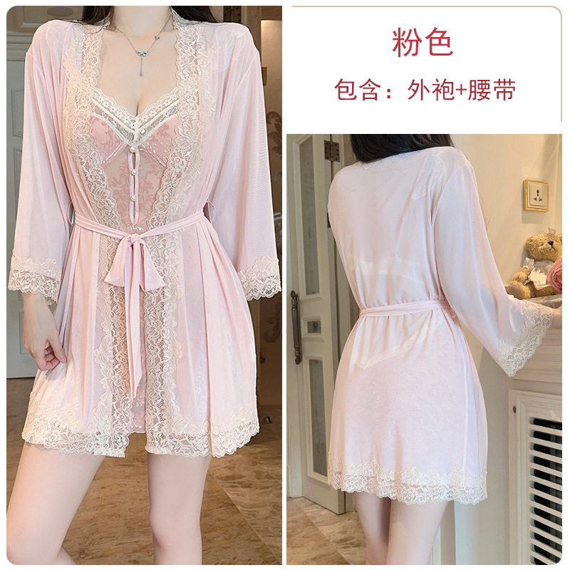 6285 ピンク（ローブ＋ベルト）