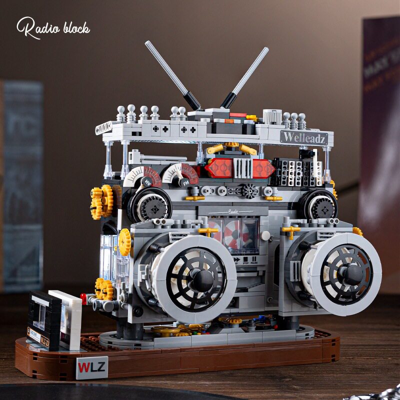 レトロラジオ + 1000粒【21cm美しいギフトボックス】