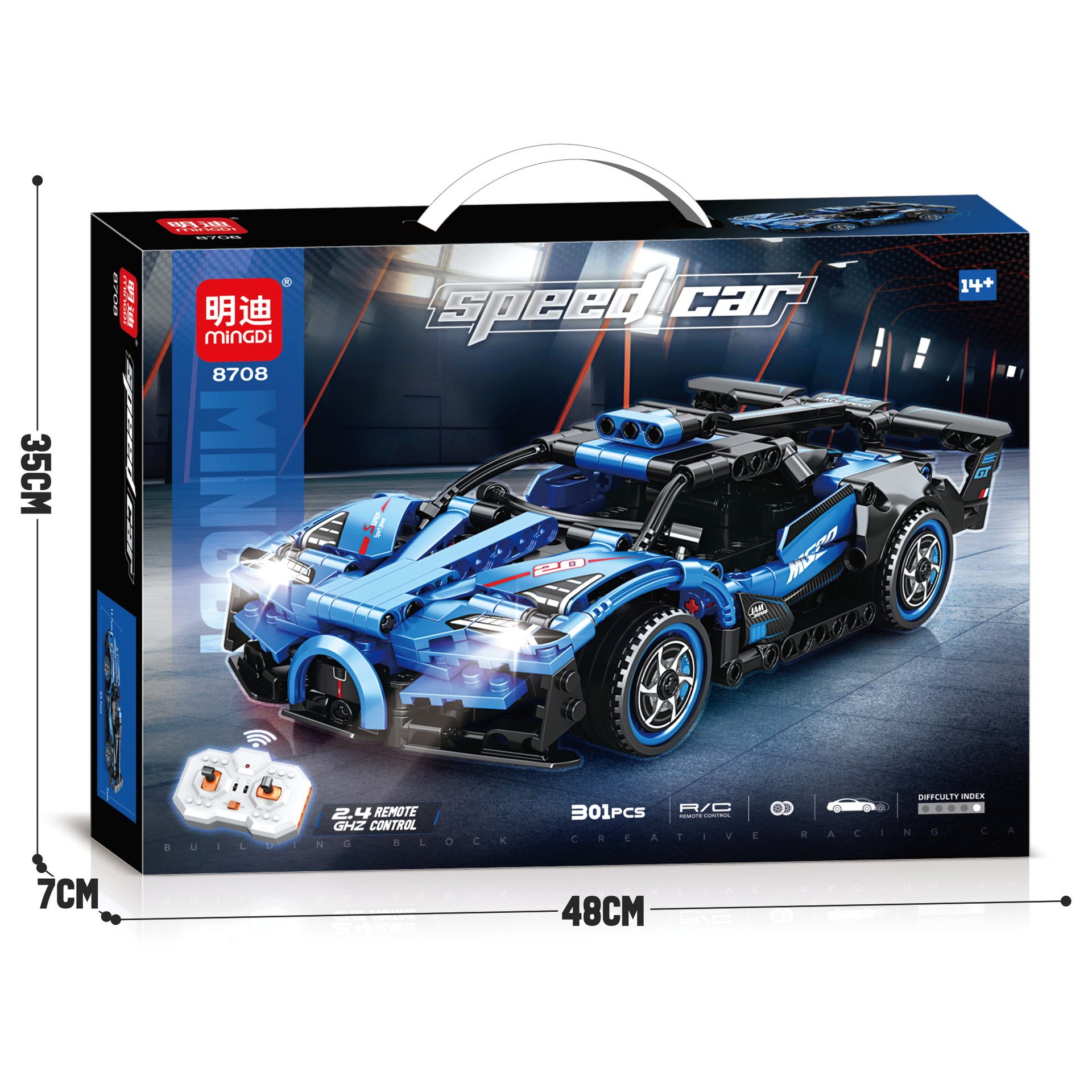 8708 1:24 2.4G テクノロジー リモート コントロール カー