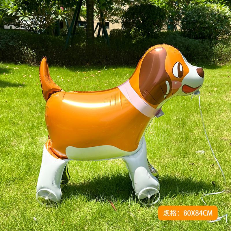 車輪付きの子犬