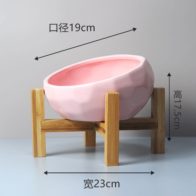 ビッグボウル + 木枠【ピンク】
