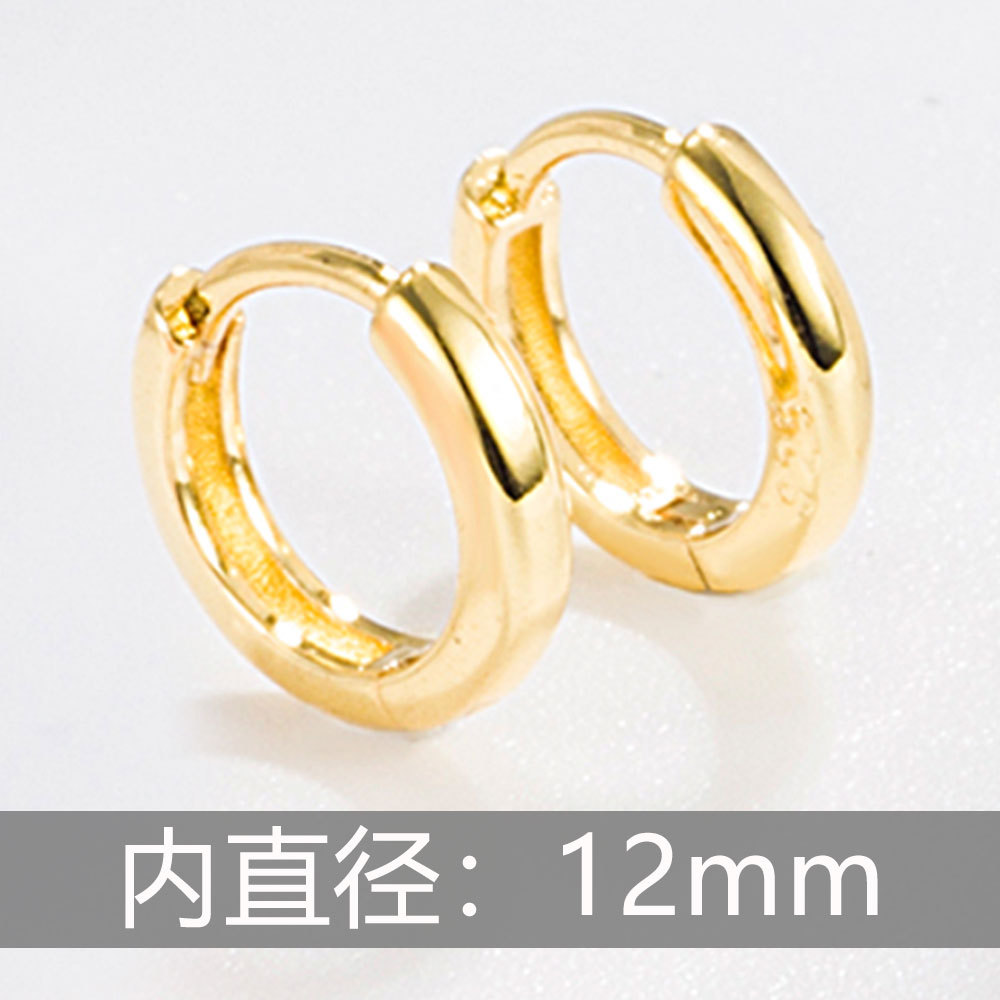 内径12mm黄金色/一対の価格 (銅メッキ黄金色) h160