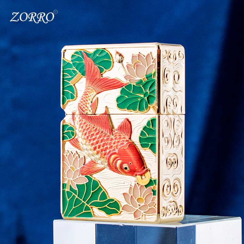 Z-KJ1030A 光る福鯉ゴールド