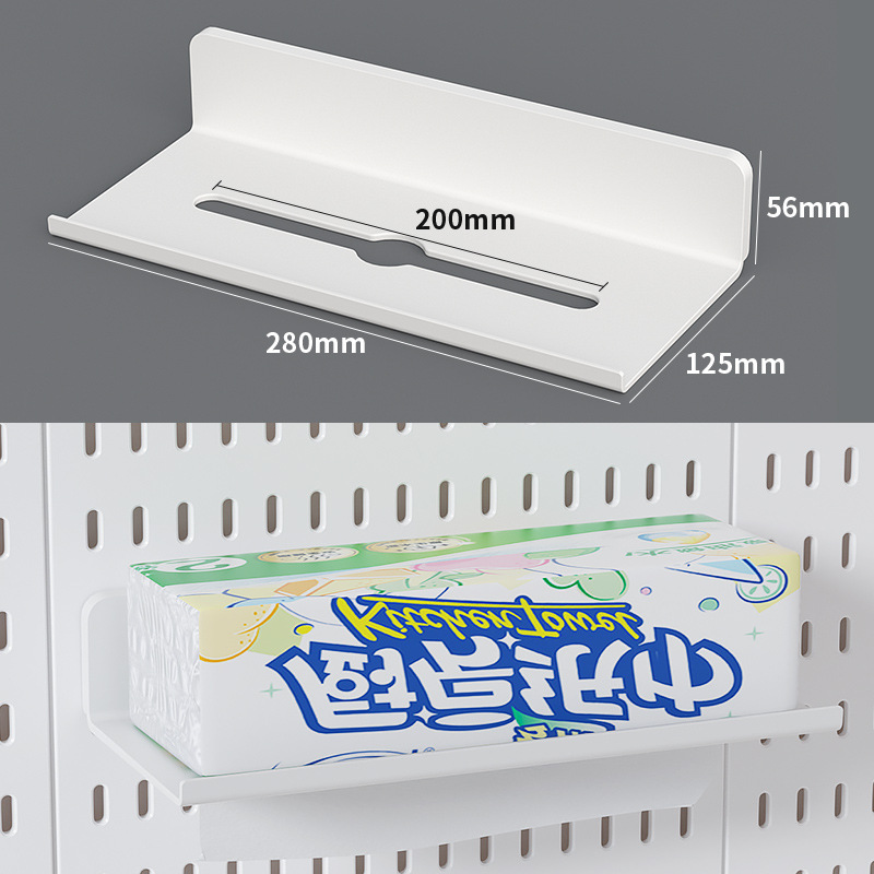【棚板】28cm ペーパータオルホルダー ホワイト