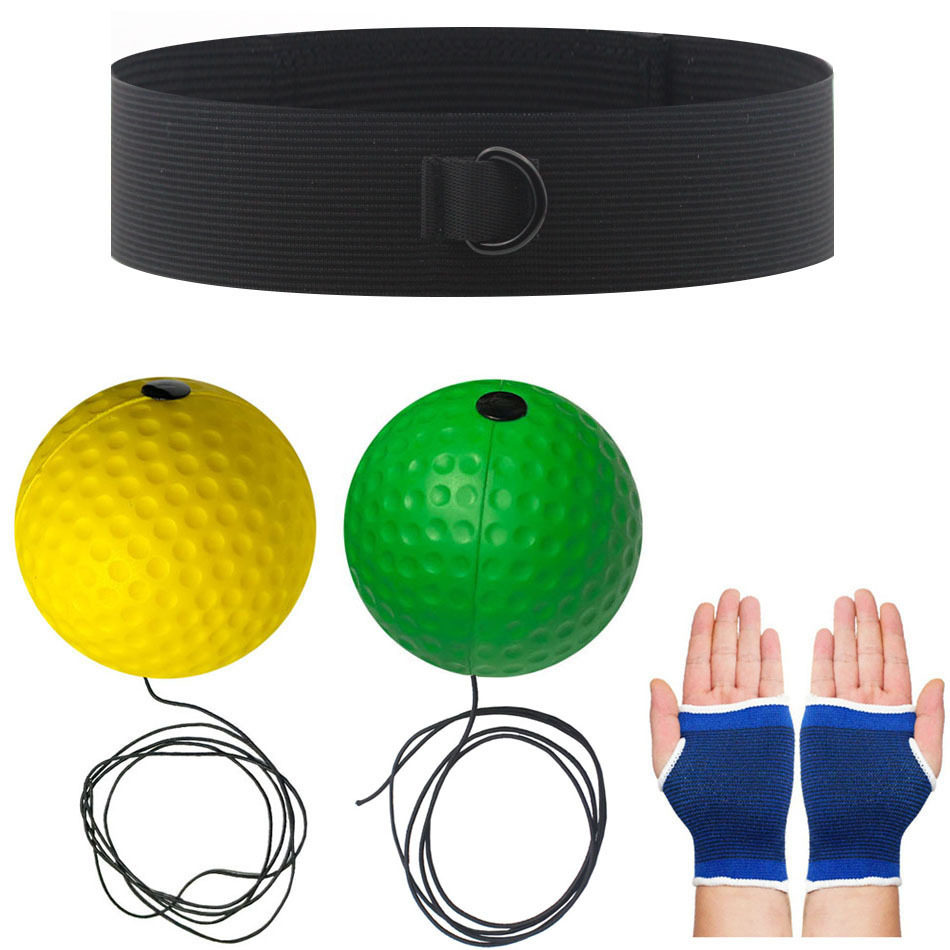 20g イエローソフトボール + 40g グリーンソフトボール + 弾性ヘッドバンド + パームガード