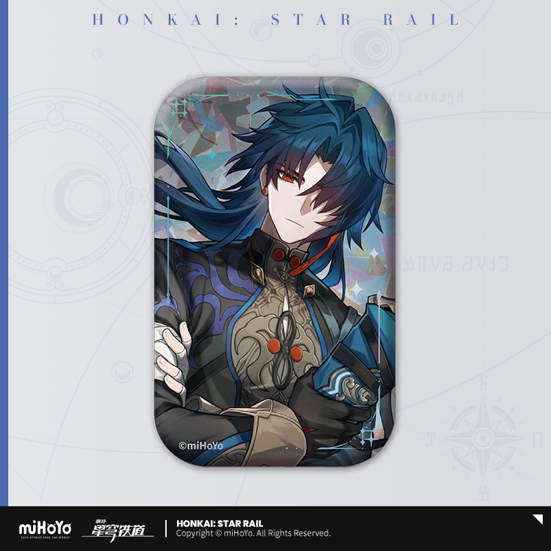 周辺Honkai Impact RPGブレード ライトコーンシリーズ ブリキバッジが両側に到達できない