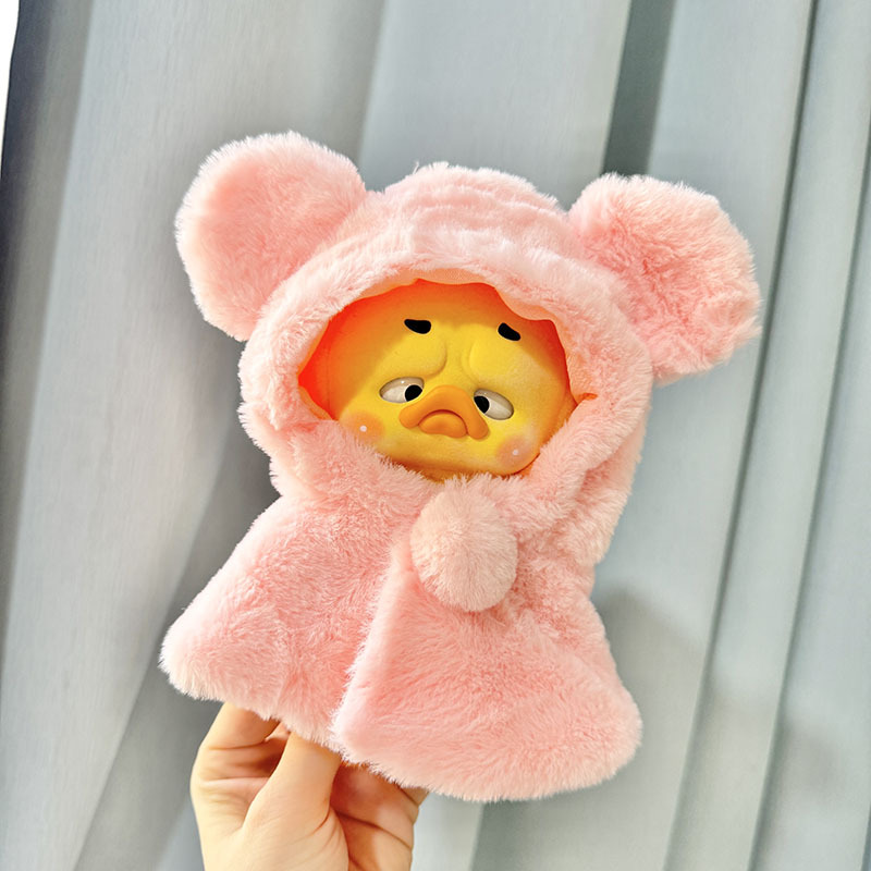 20cm ピンクのクマ耳ビッグボールマント