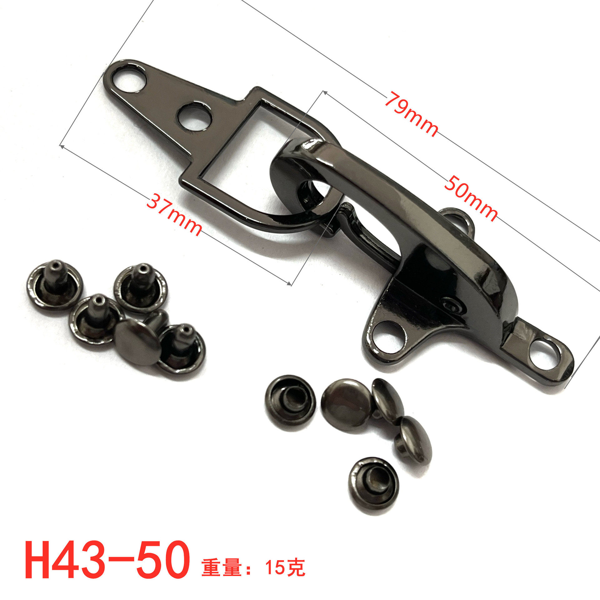 H43 エアクラフト バックル ガン ブラック-50-ダウン