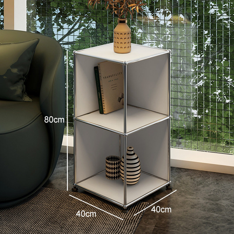 ホワイトコーナーキャビネット 40*40*80