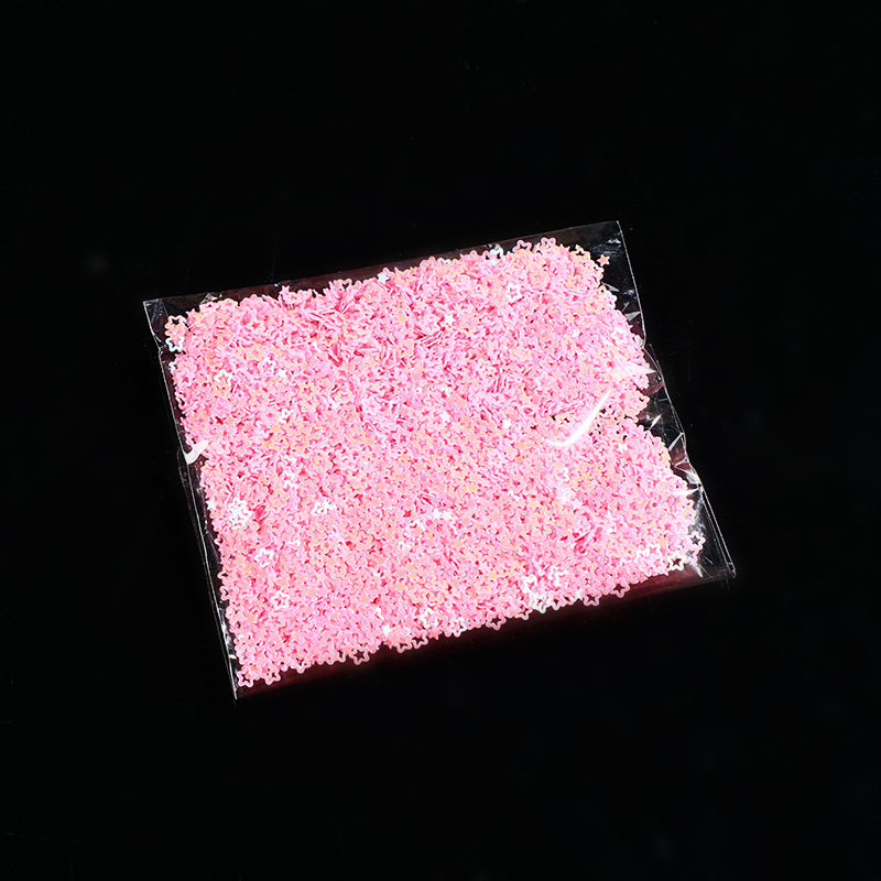 ピンクの透かし彫り星1g