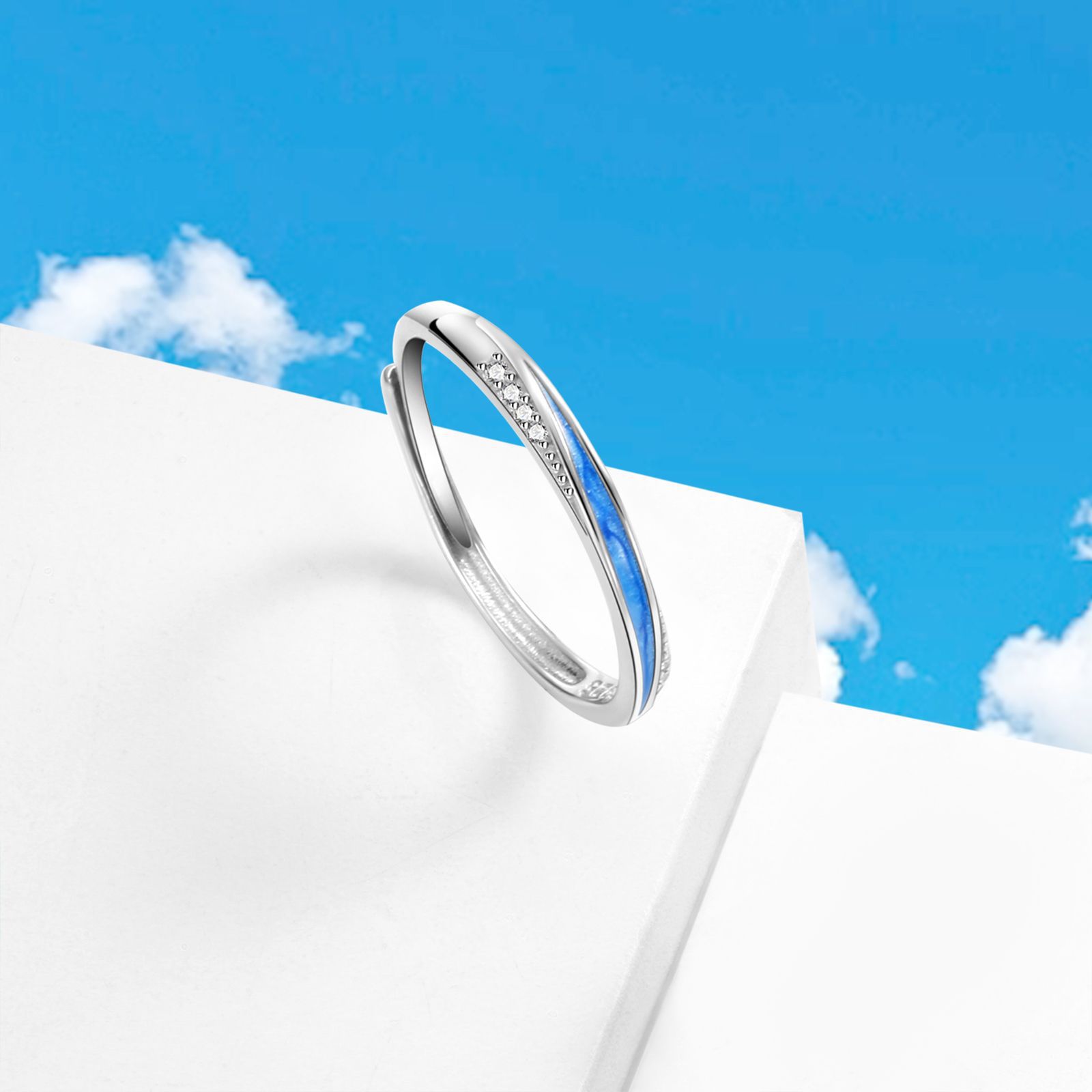 海の青 (女性の指輪)