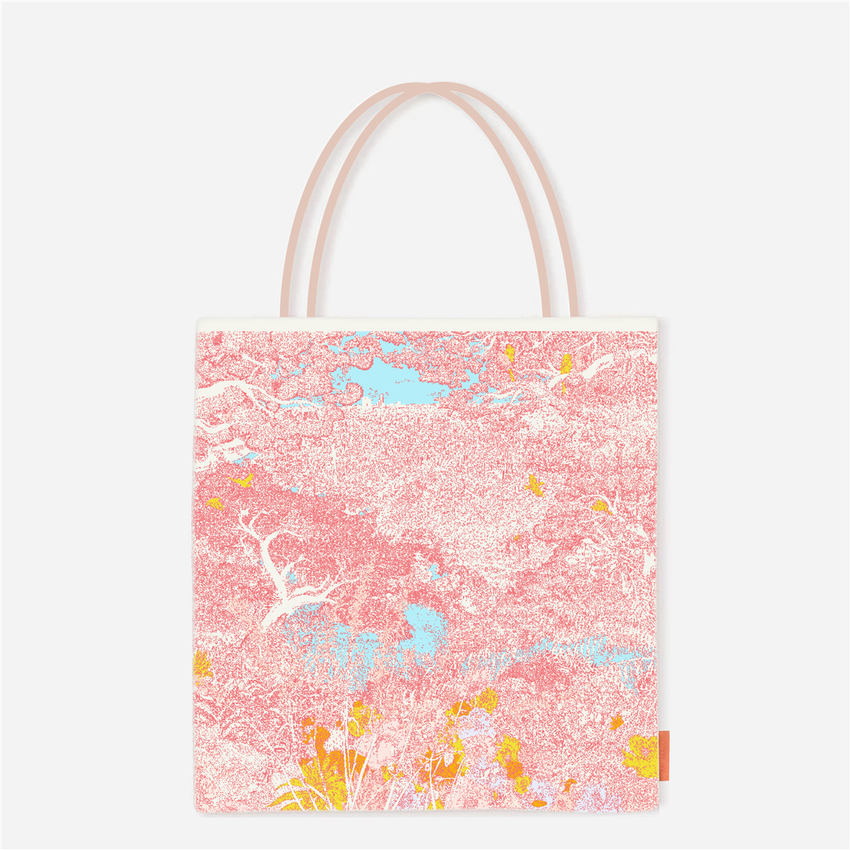 ピンクの花の茂み