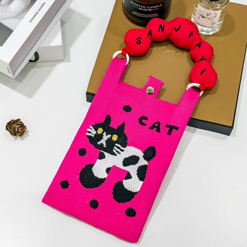 【ハンドル+ショルダーストラップ】ローズレッド