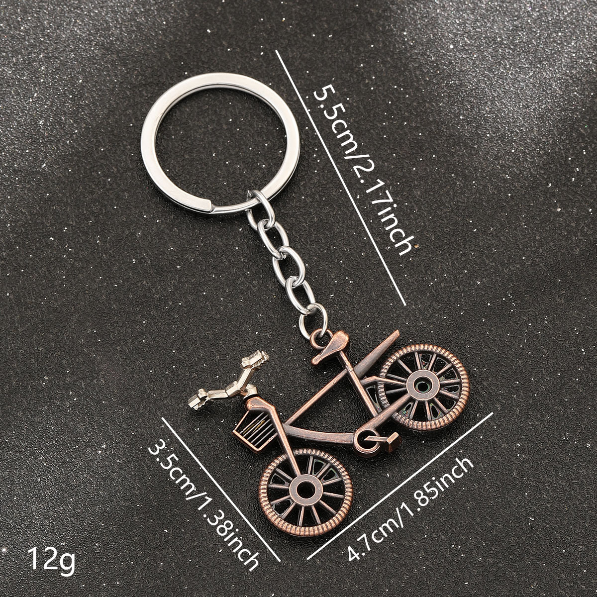 赤銅色の自転車