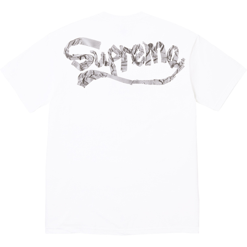 B410 テープTシャツ ホワイト