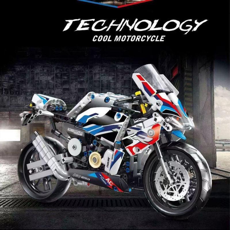 BMW バイク (1920 パーティクル) + 超透明カラーボックス