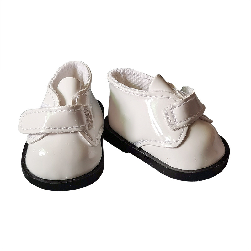 白いひもの革靴5.5x3 cm134000