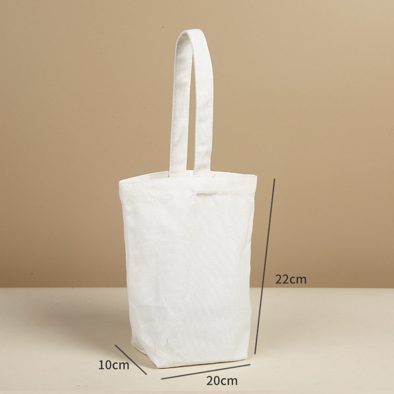 バケツバッグ ホワイト 底あり、側面なし 20*22*10cm