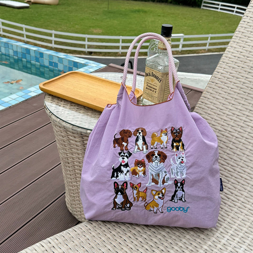 紫【たくさんの犬】