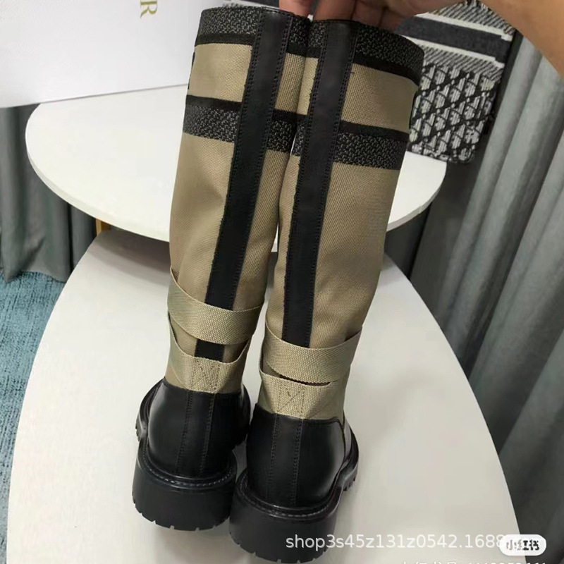 正確版杏色原単ブーツ