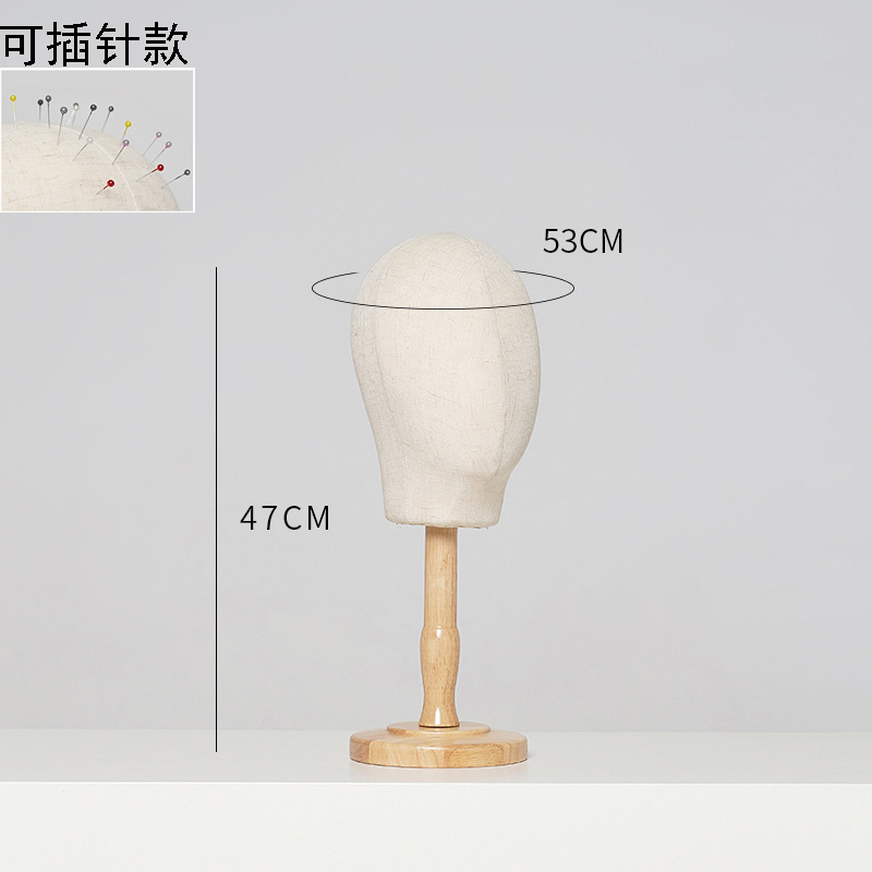 木色短盤 + ヘッドモデル (ピン可能)