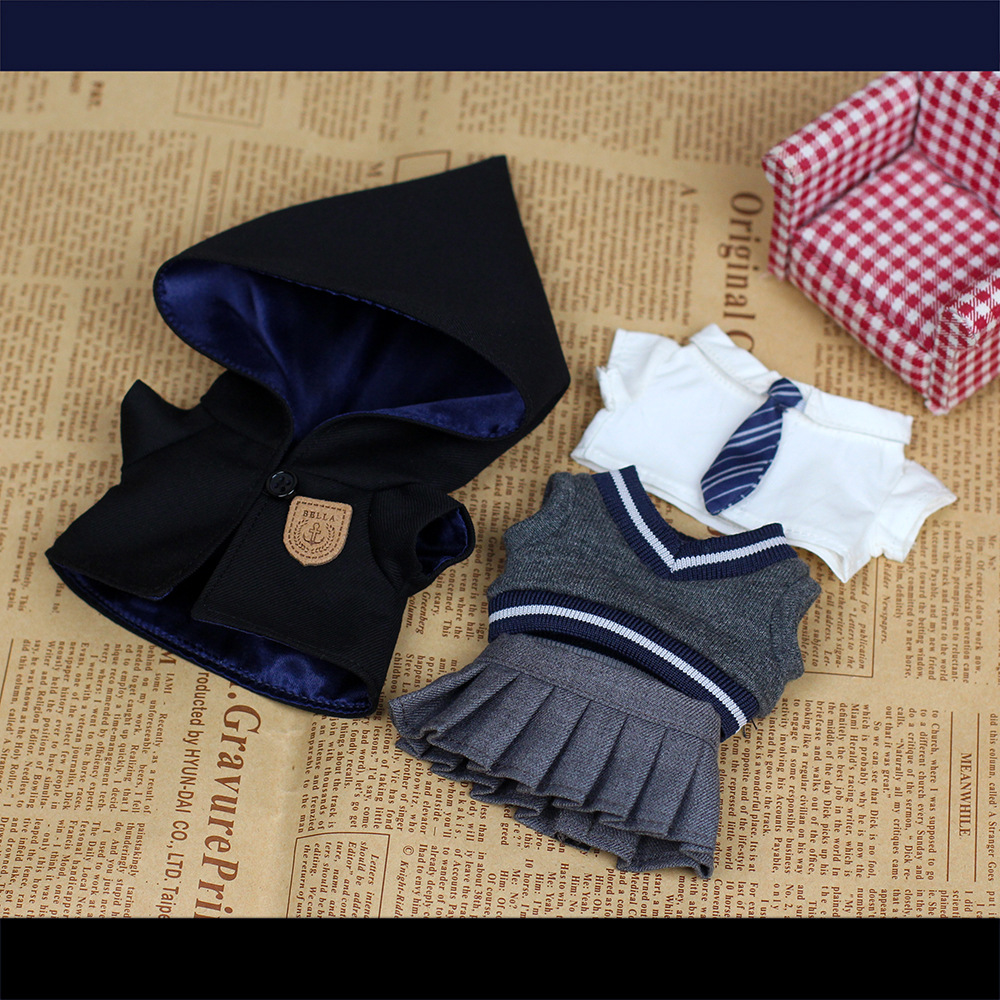 魔法学院スカート版5点セット（ブルー）