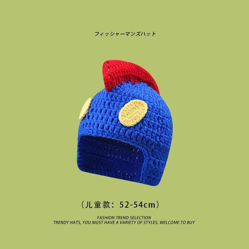 ブルー凹凸マン