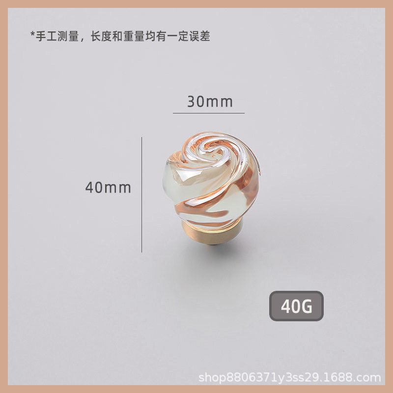 透明なクリスタルローズ