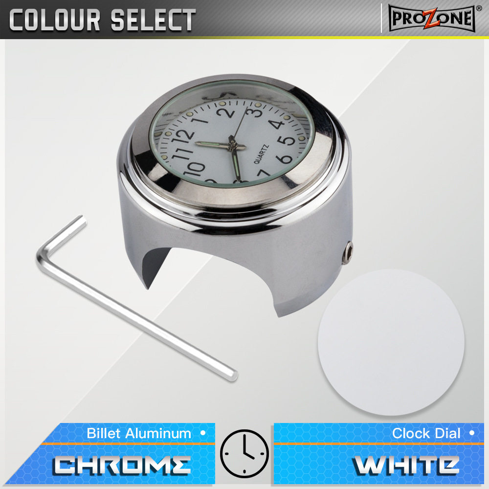 クロック | クロムメッキシルバーシェル | ホワイトパネル