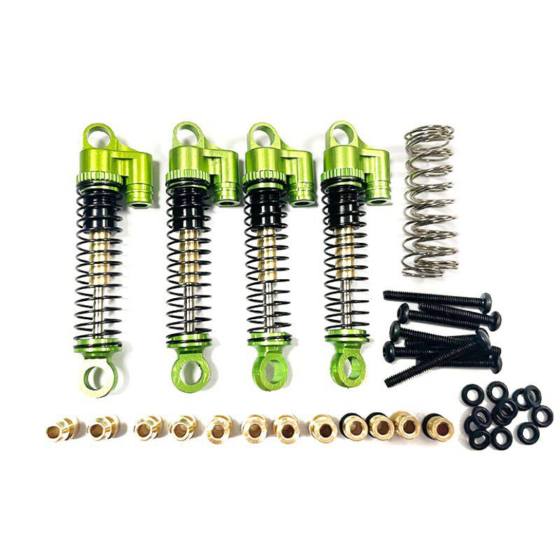 43mm赤色ダブルジョイント前后ショックアブソーバー【グリーン】