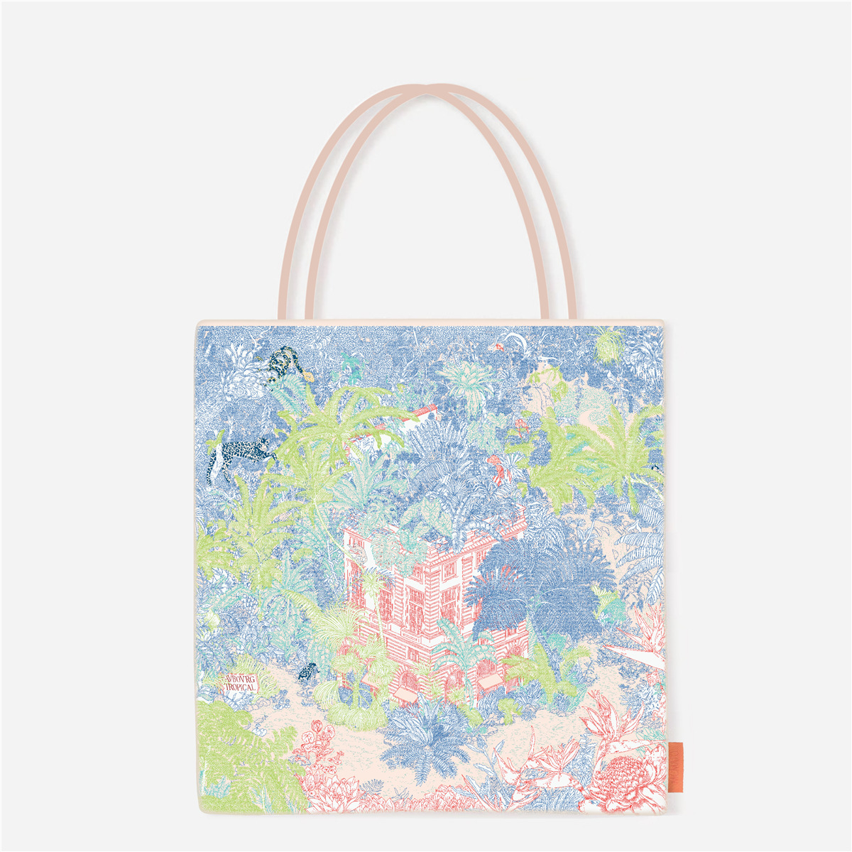 ピンクとブルーのヴィラ ジャングル