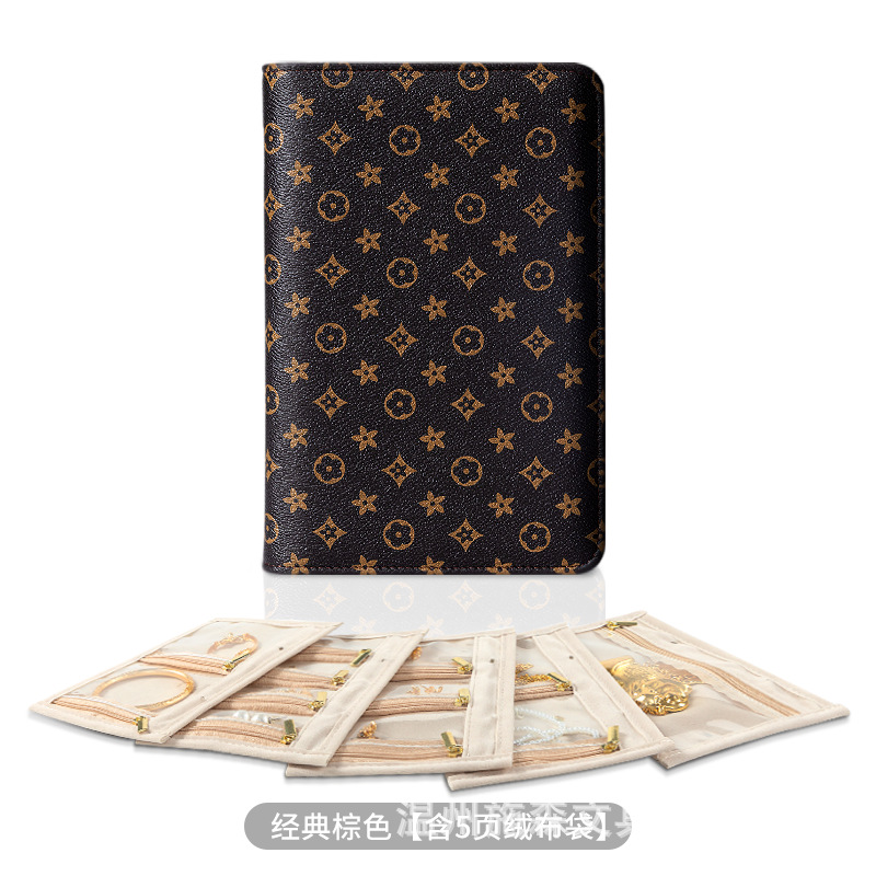 ジュエリー収納袋[5ページのベルベットバッグ付き]