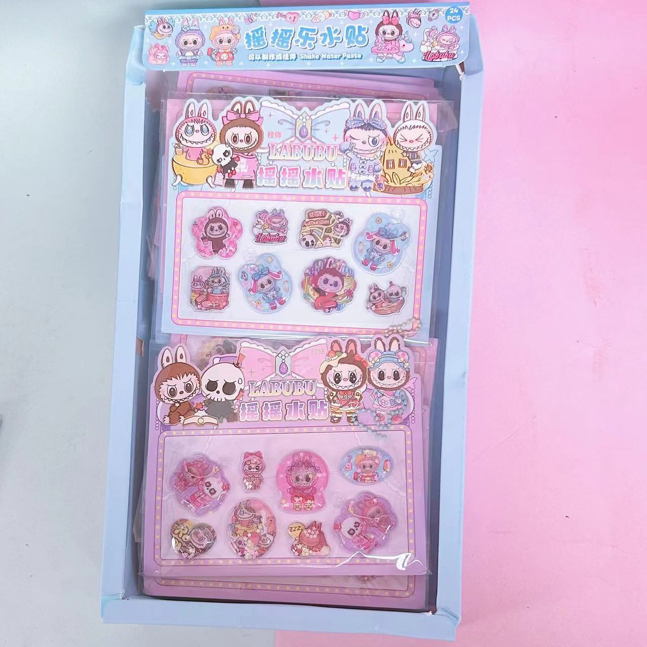 ブブシェイクウォーターステッカー スクエア