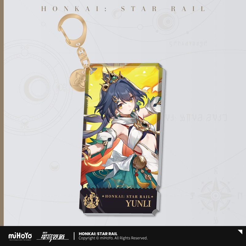 周辺 Honkai Impact RPG Yunli キャラクター縦絵シリーズ ペンダント-デストラクション