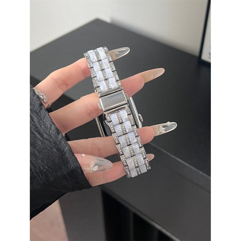 シェル樹脂ポイントダイヤモンドシルバー