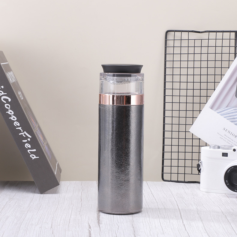 お茶分離カップシリーズ2-ブラック480ml