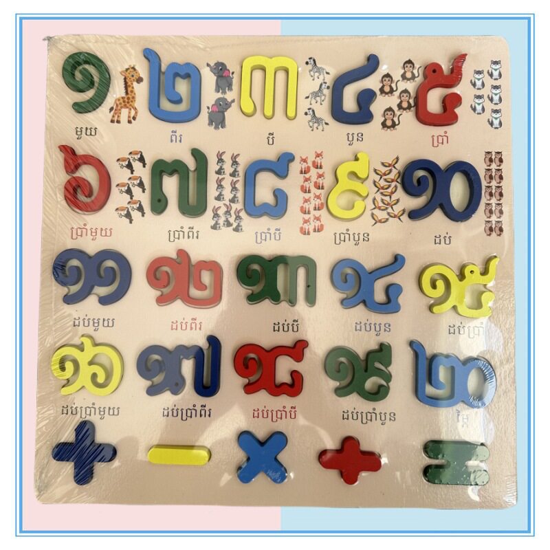 大きなカンボジアの数字