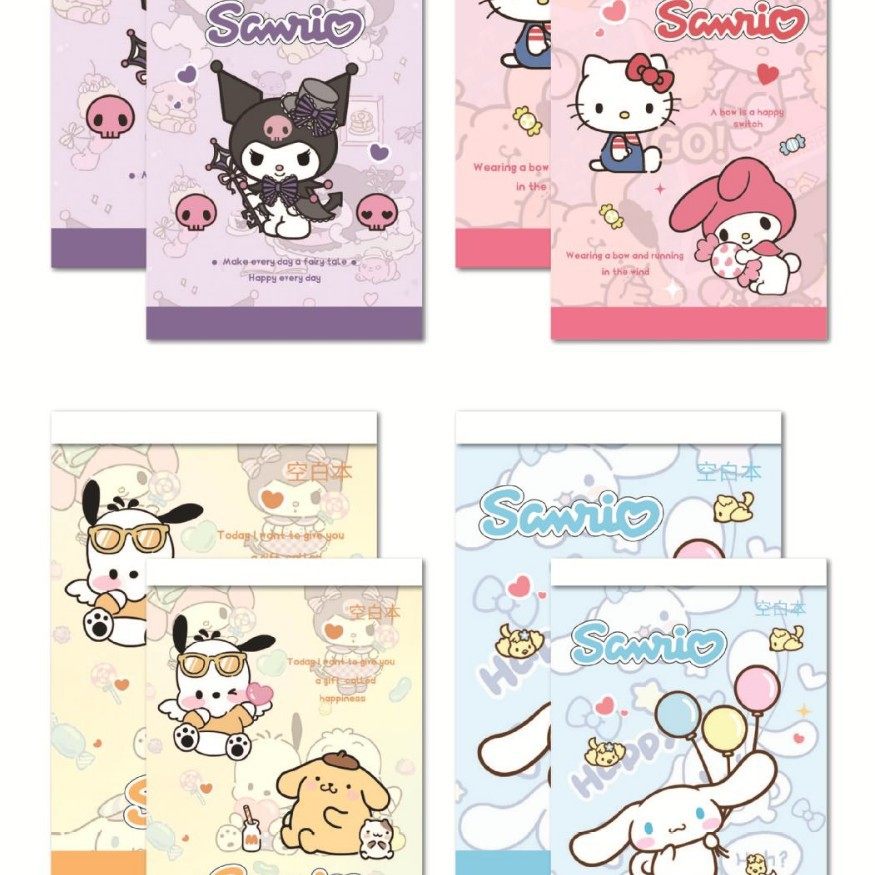 サンリオ-A5紙ノート（白紙）