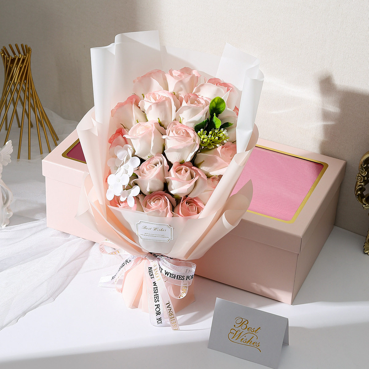 新しい18つの窓を開けたライチの粉のギフトボックス