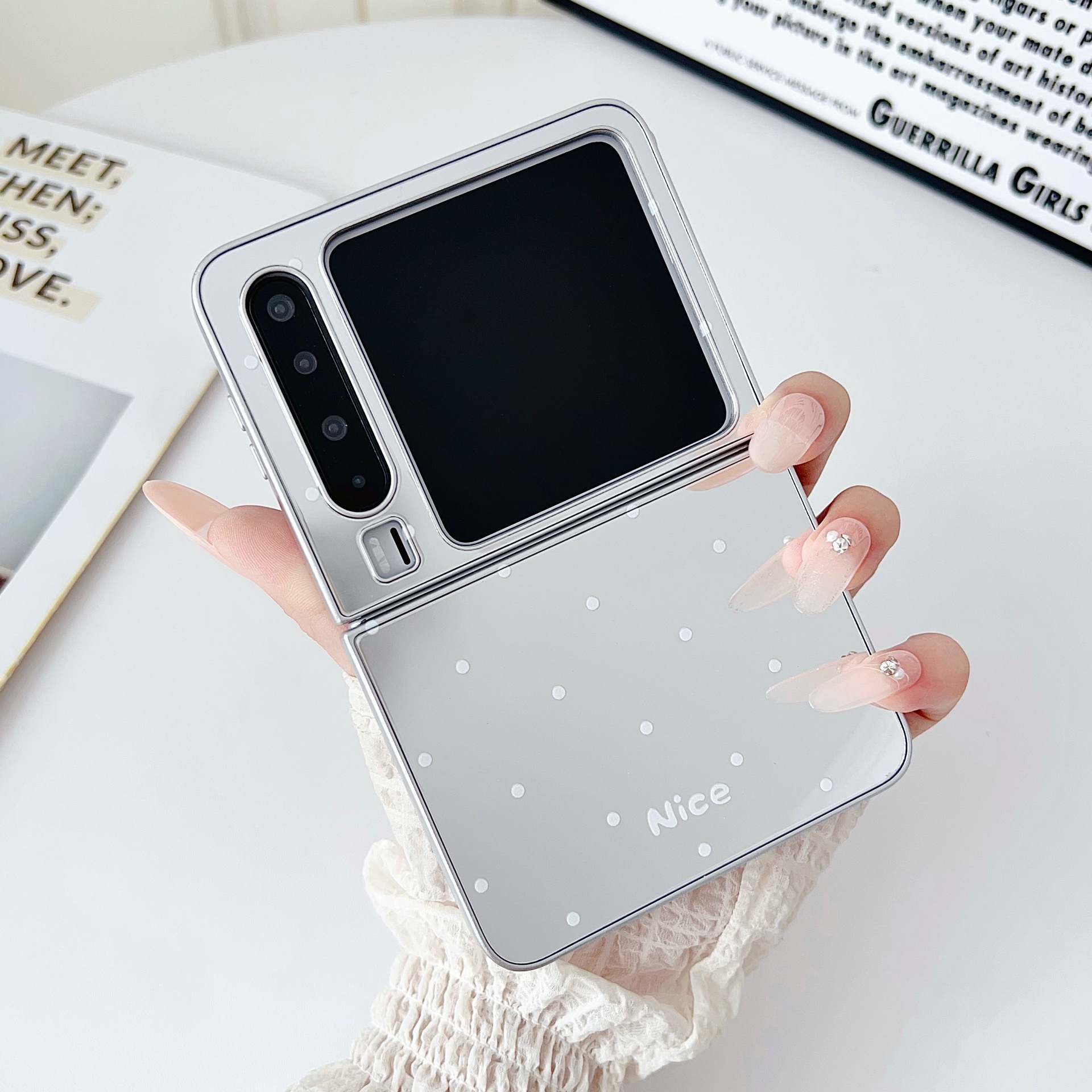 SKミラー水玉素敵です