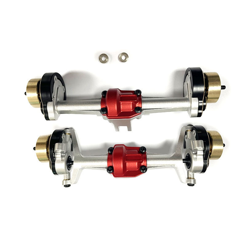 アルミ合金銀前後橋アセンブリ (組み立て) 195G銀