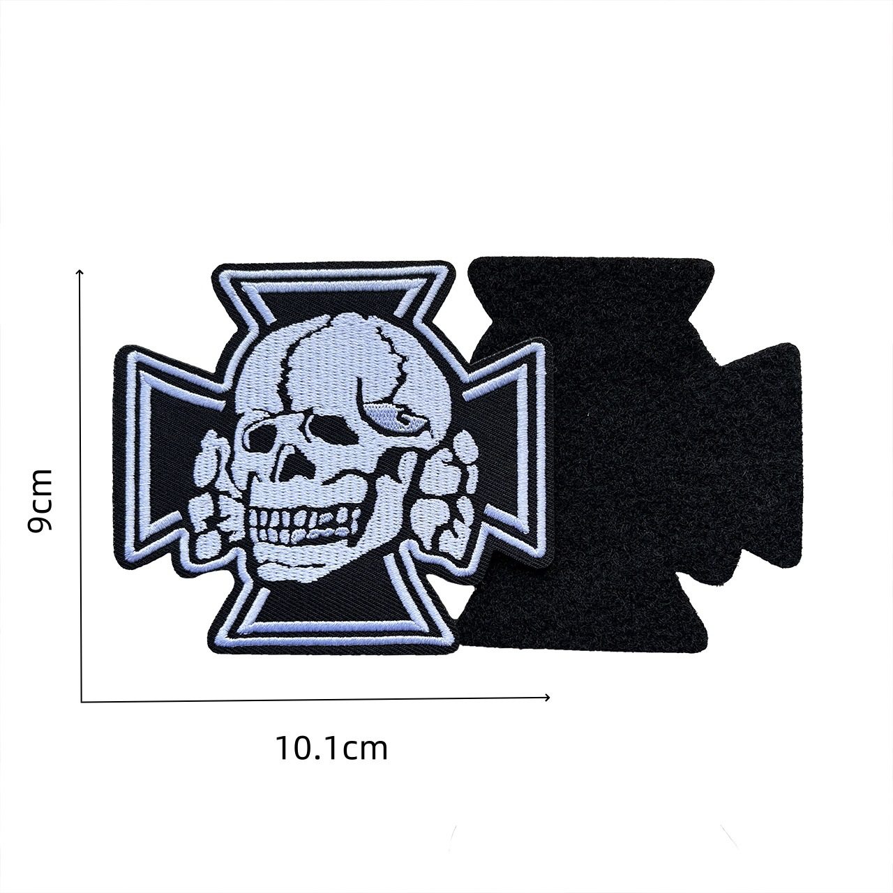 スカル（ベルクロ）