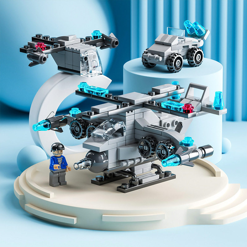 8612-3海軍特戦隊6合1 136粒【袋入り】