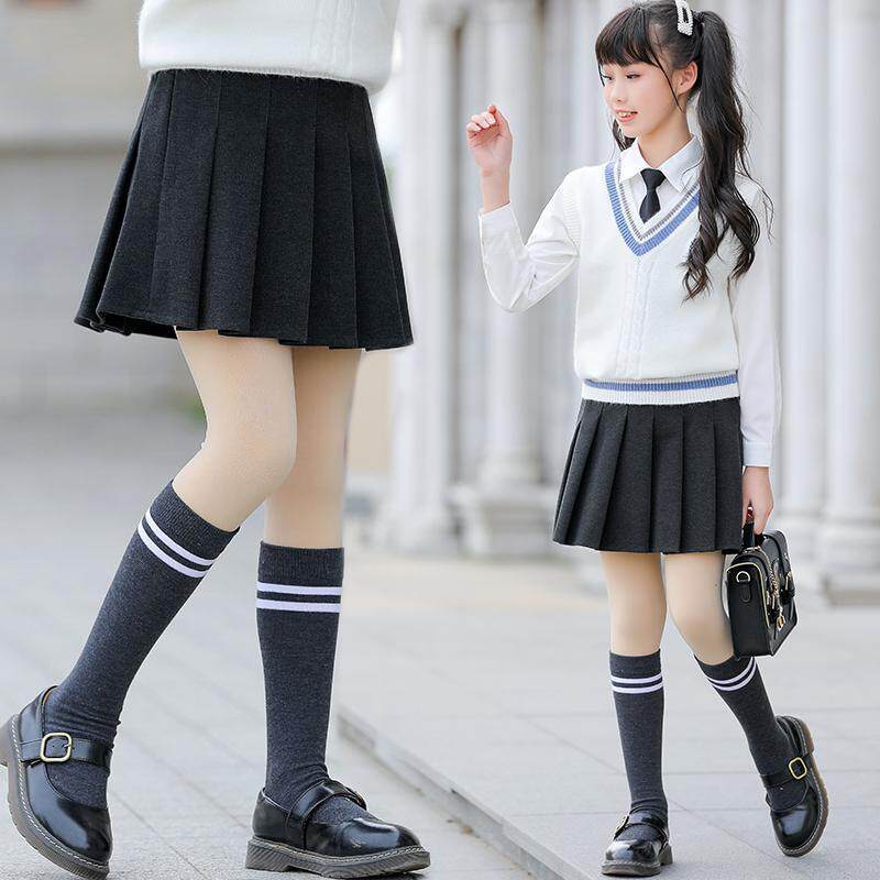 クリーンブラックウールスカート - 秋冬スタイル