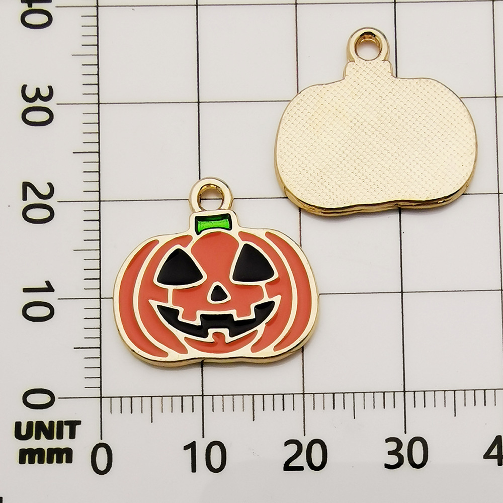 オレンジオイル滴るハロウィンパンプキン 1個-2g-20*18mm-11064