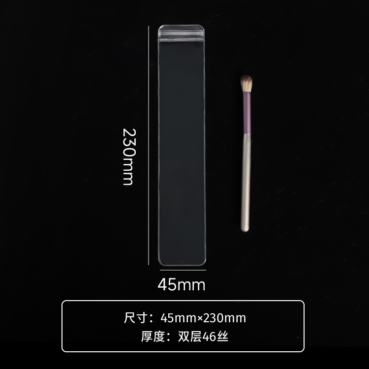 4.5*23 センチメートル * 両面透明 * 厚手 46 シルク * 1