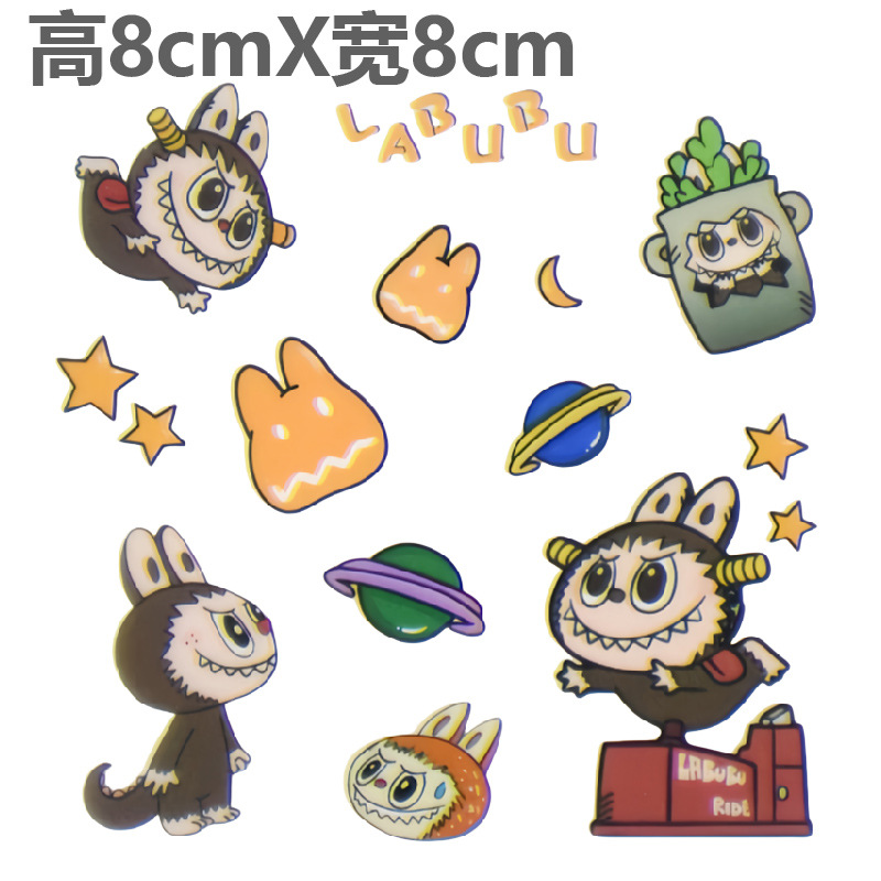 ラブ布ステッカーC